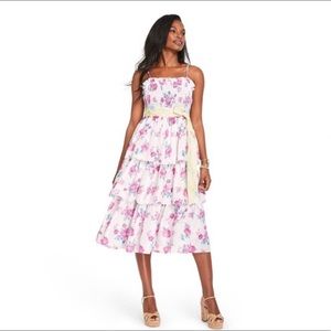 NWT LoveShackFancy x Target Floral Tiered Dress